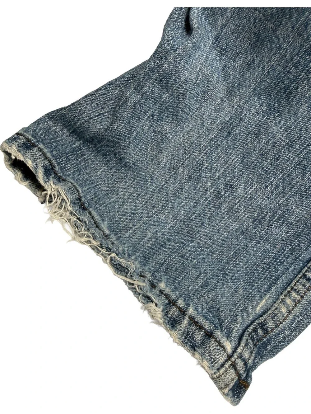 Levi's 514 Men's Blue Slim Straight Leg Jeans Size 36x30 Medium Wash Distressed